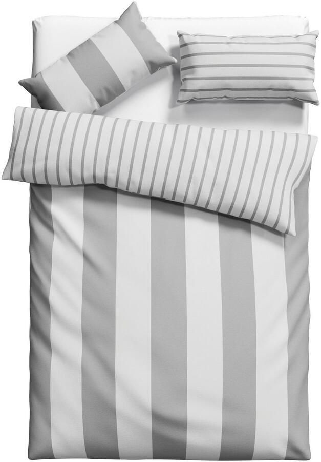 Home affaire Beddengoed Sari in verschillende kwaliteiten maritieme beddengoed met strepen - Foto 9