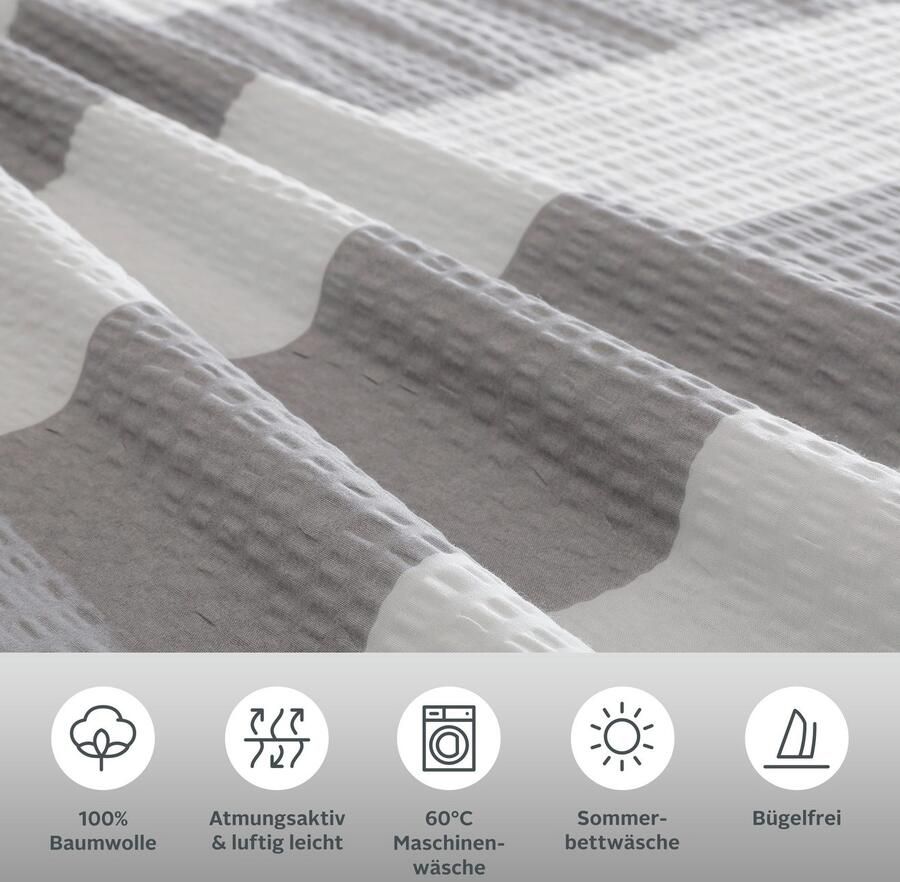 Home affaire Beddengoed Sari in verschillende kwaliteiten maritieme beddengoed met strepen - Foto 2