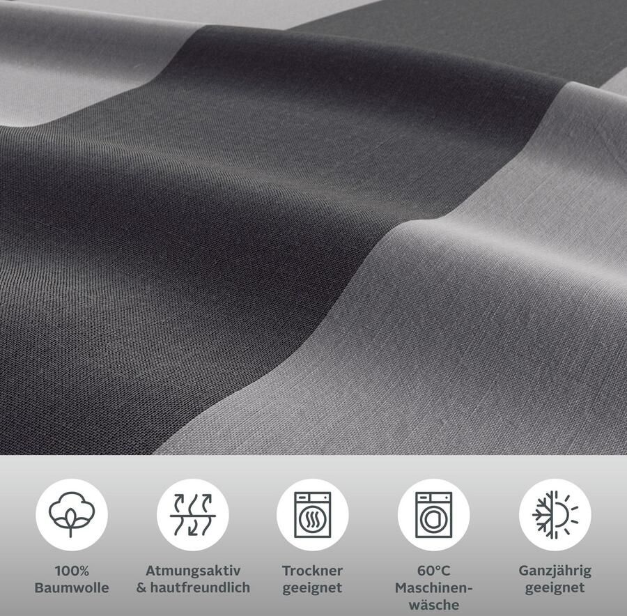 Home affaire Beddengoed Sari in verschillende kwaliteiten maritieme beddengoed met strepen - Foto 2