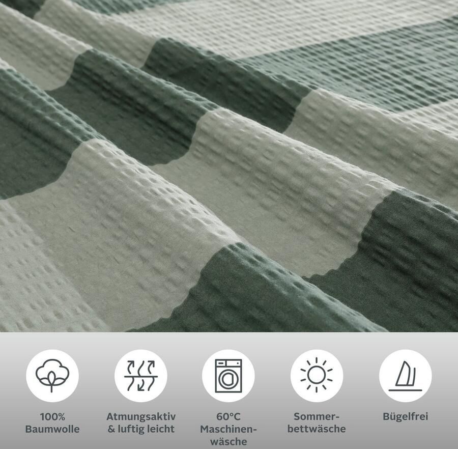 Home affaire Beddengoed Sari in verschillende kwaliteiten maritieme beddengoed met strepen - Foto 2