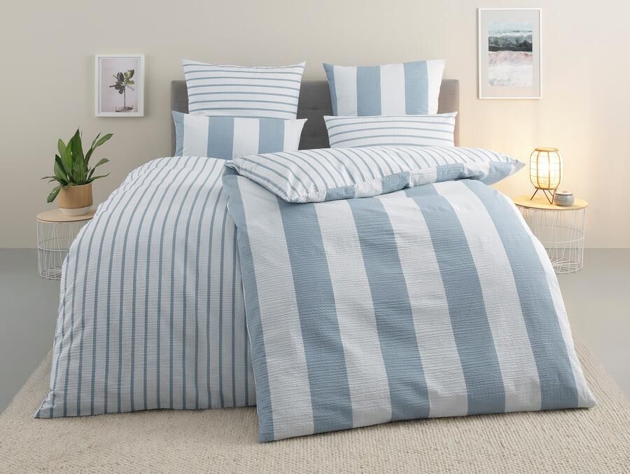 Home affaire Beddengoed Sari in verschillende kwaliteiten maritieme beddengoed met strepen - Foto 6