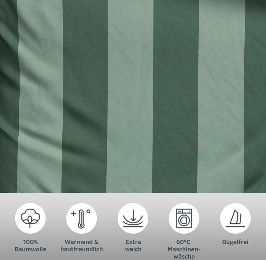 Home affaire Beddengoed Sari in verschillende kwaliteiten maritieme beddengoed met strepen - Foto 3