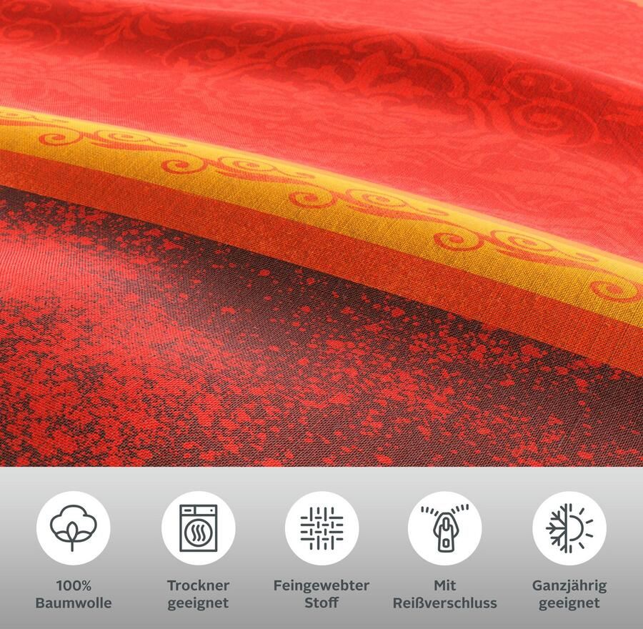 Home affaire Beddengoed Sonnenham in maat 135x200 of 155x220 cm 100% katoen paisley (2-delig) - Foto 8