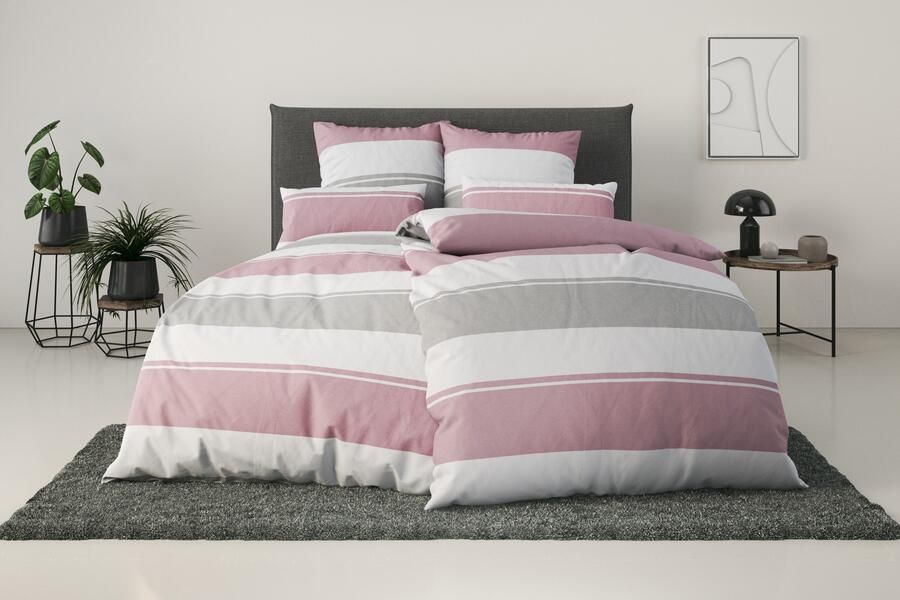 Home affaire Beddengoed Yonne in frisse kleuren gestreepte beddengoed vanaf maat 135x200 cm - Foto 9