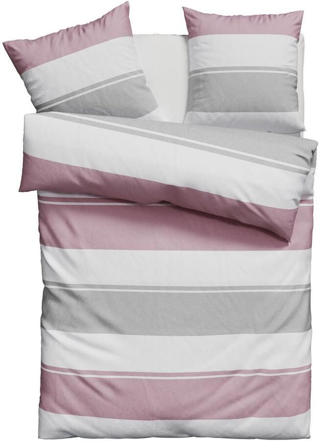 Home affaire Beddengoed Yonne in frisse kleuren gestreepte beddengoed vanaf maat 135x200 cm - Foto 5