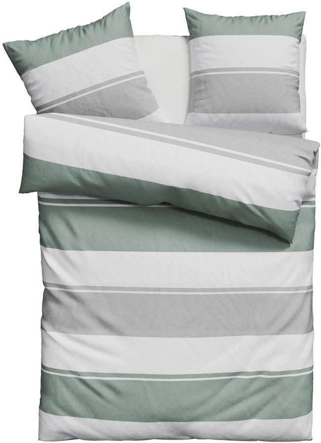 Home affaire Beddengoed Yonne in frisse kleuren gestreepte beddengoed vanaf maat 135x200 cm - Foto 5