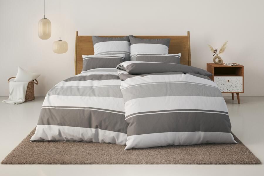 Home affaire Beddengoed Yonne in frisse kleuren gestreepte beddengoed vanaf maat 135x200 cm - Foto 8