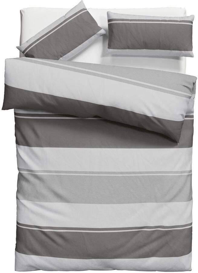 Home affaire Beddengoed Yonne in frisse kleuren gestreepte beddengoed vanaf maat 135x200 cm - Foto 4