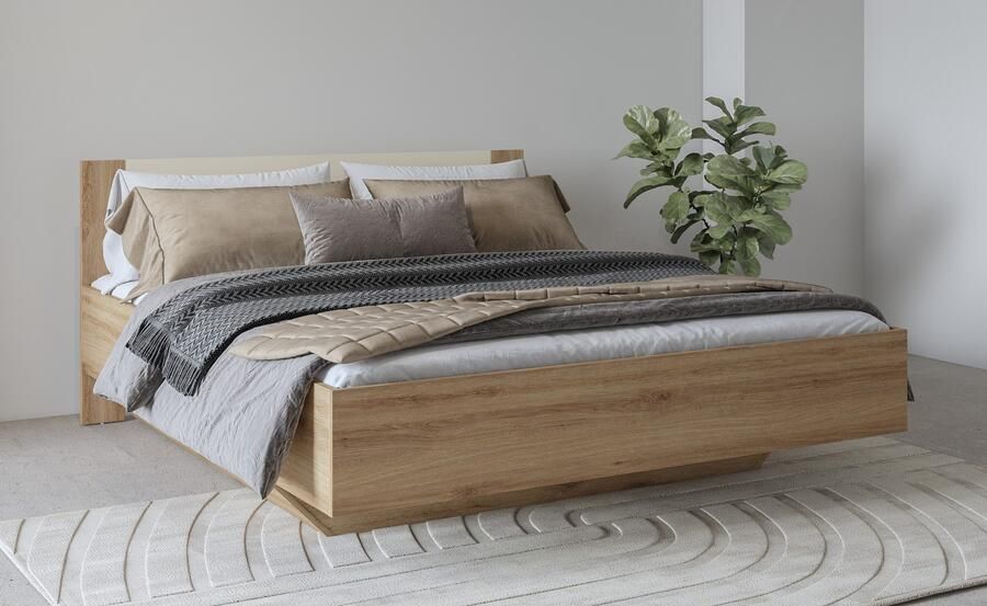 Home affaire Bedframe Bitry breedte 160 of 180 cm moderne bedomranding - Foto 5