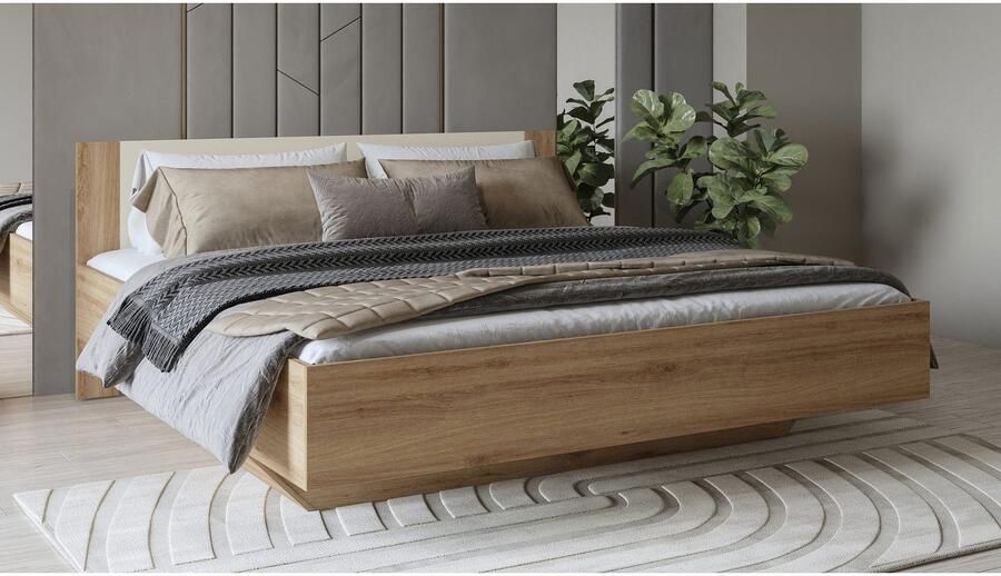 Home affaire Bedframe Bitry breedte 160 of 180 cm moderne bedomranding - Foto 2