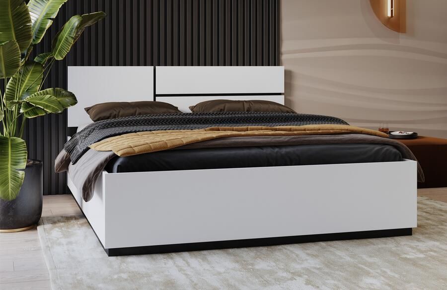 Home affaire Bedframe Cross moderne bedframe Tweepersoonsbed in twee maten stabiel bedframe - Foto 4