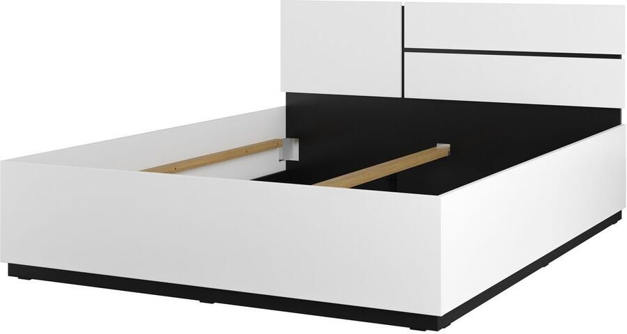 Home affaire Bedframe Cross moderne bedframe Tweepersoonsbed in twee maten stabiel bedframe - Foto 2