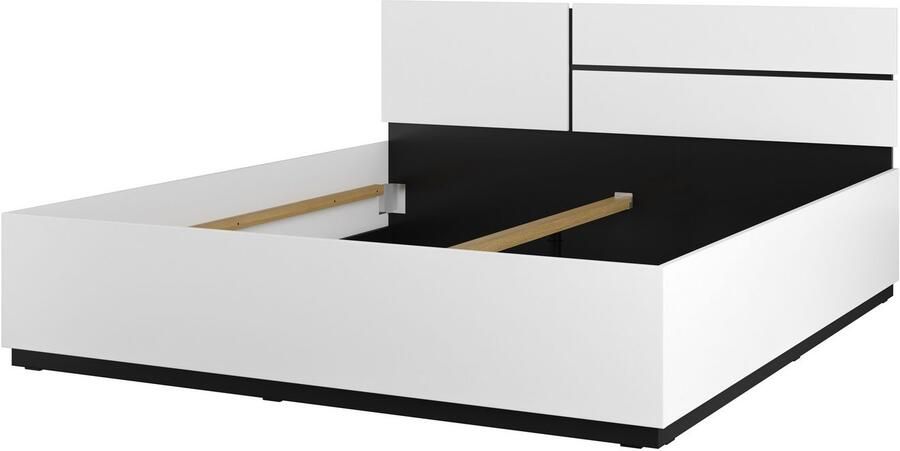 Home affaire Bedframe Cross moderne bedframe Tweepersoonsbed in twee maten stabiel bedframe - Foto 3