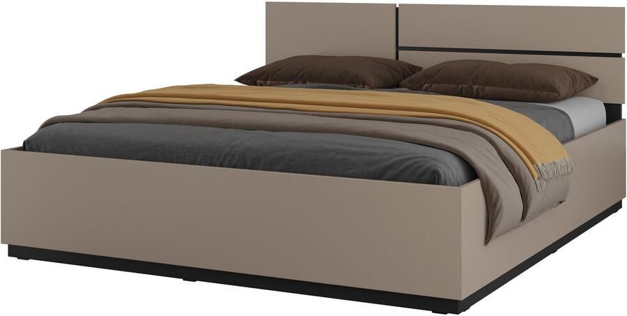 Home affaire Bedframe Cross moderne bedframe Tweepersoonsbed in twee maten stabiel bedframe - Foto 3