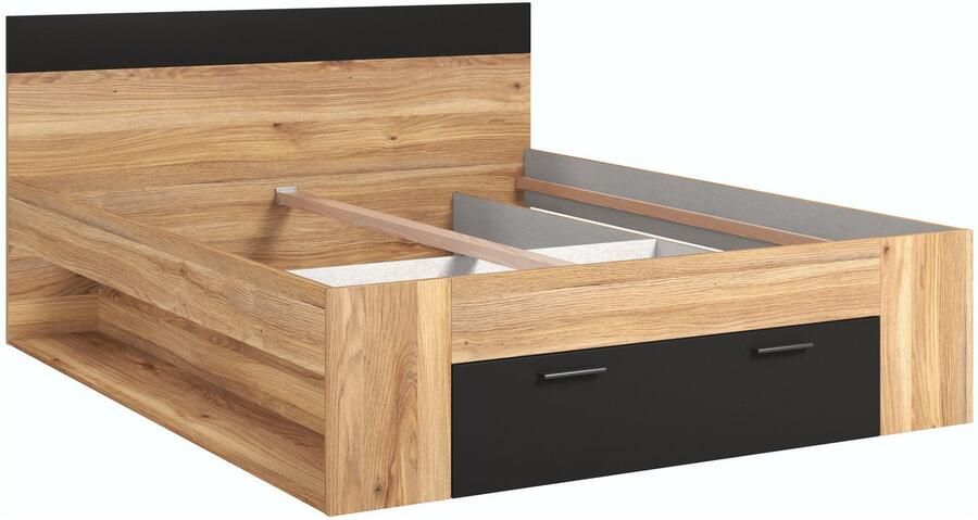 Home affaire Bedframe Faweza Breedte 160 of 180 cm Opbergbank Functiebureau lade met extra veel opbergruimte - Foto 5