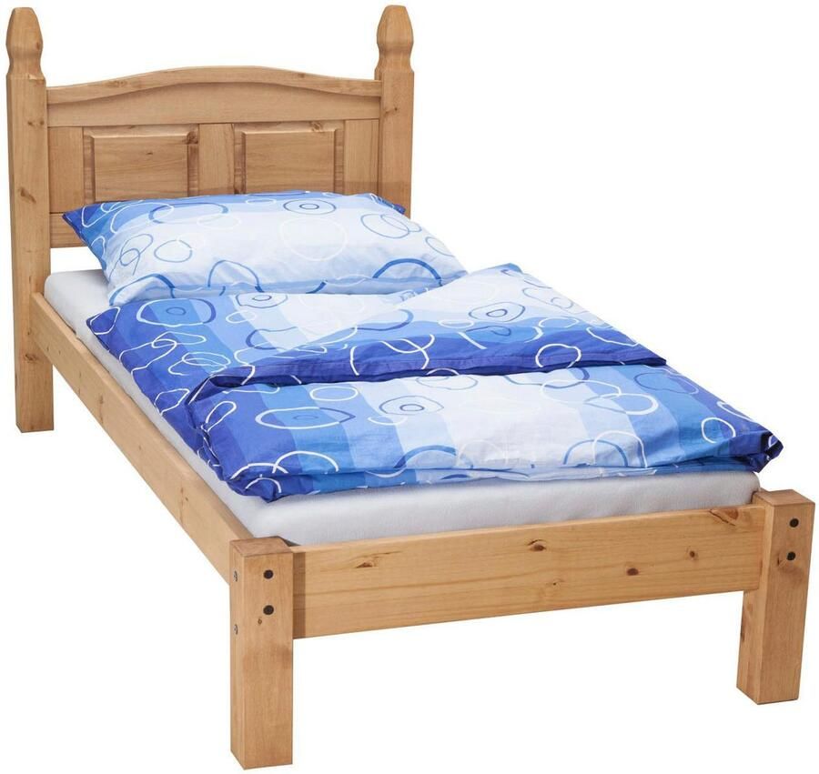Home affaire Bedframe Houten oppervlak honingkleurig gewaxed (1-delig)