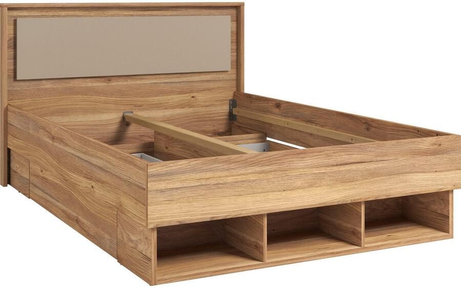 Home affaire Bedframe Wharton 140 160 of 180cm breedte Made in Europe Tweepersoonsbed met open planken FSC-gecertificeerd houtmateriaal - Foto 4