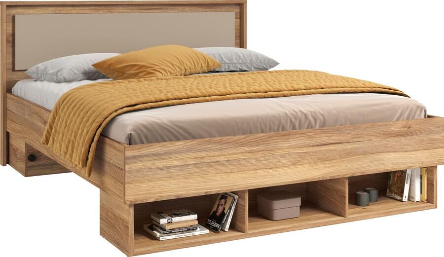 Home affaire Bedframe Wharton 140 160 of 180cm breedte Made in Europe Tweepersoonsbed met open planken FSC-gecertificeerd houtmateriaal - Foto 3
