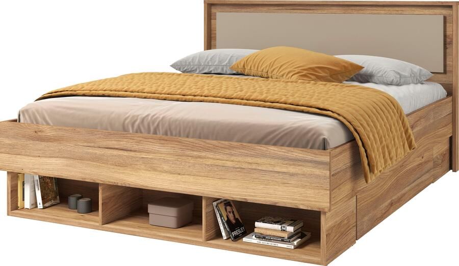 Home affaire Bedframe Wharton 140 160 of 180cm breedte Made in Europe Tweepersoonsbed met open planken FSC-gecertificeerd houtmateriaal - Foto 4