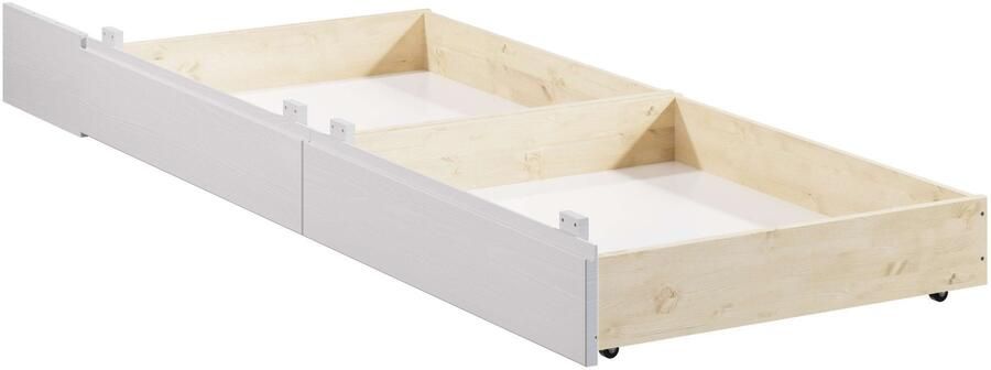 Home affaire Bedlade Luven van massief grenen 2 stuks passen perfect onder het bed luven (2 stuks) - Foto 7