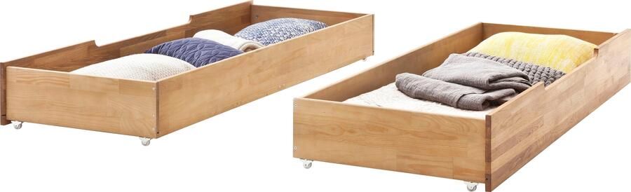 Home affaire Bedlade Tommy van massief wildeikenhout in verschillende breedten - Foto 7