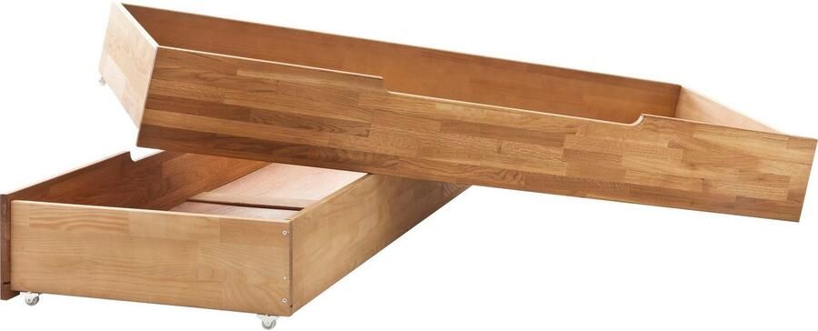 Home affaire Bedlade Tommy van massief wildeikenhout in verschillende breedten - Foto 4