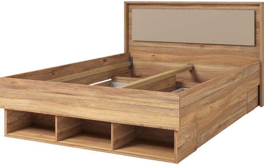 Home affaire Bedlade Wharton Breedte 125cm veel opbergruimte