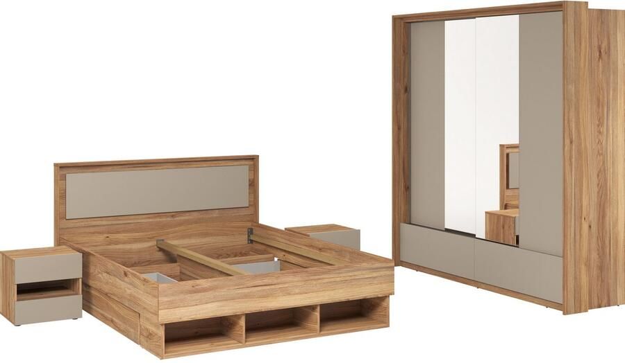 Home affaire Bedlade Wharton Breedte 125cm veel opbergruimte - Foto 2