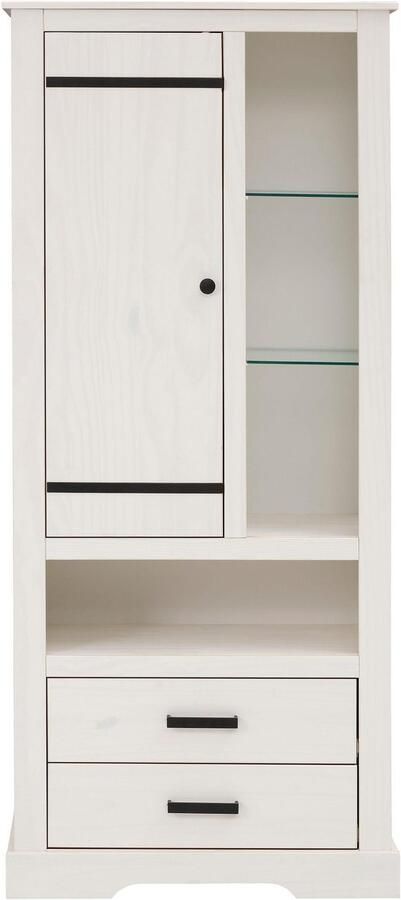 Home affaire Tv-meubel Loki Commode van massief grenenhout met glazen bodem breedte 160 cm - Foto 10