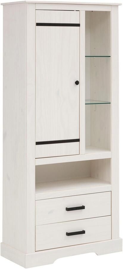 Home affaire Tv-meubel Loki Commode van massief grenenhout met glazen bodem breedte 160 cm - Foto 9