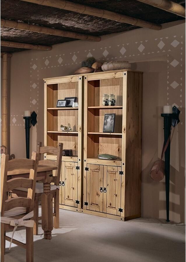 Home affaire Bergkast met zichtbaar nervenpatroon