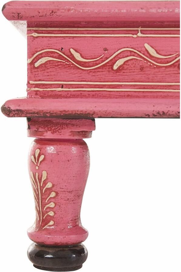 Home affaire Bijzettafel Bajo Mangohout handgeschilderd breedte 40 cm - Foto 4