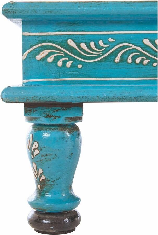 Home affaire Bijzettafel Bajo Mangohout handgeschilderd breedte 40 cm - Foto 2