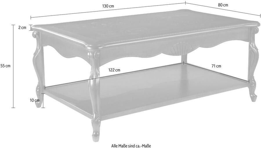 Home affaire Bijzettafel Balla Breedte 130 cm - Foto 6