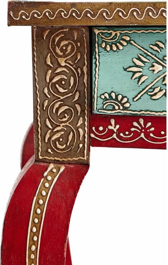 Home affaire Bijzettafel met de hand gemaakt en met de hand beschilderd - Foto 9