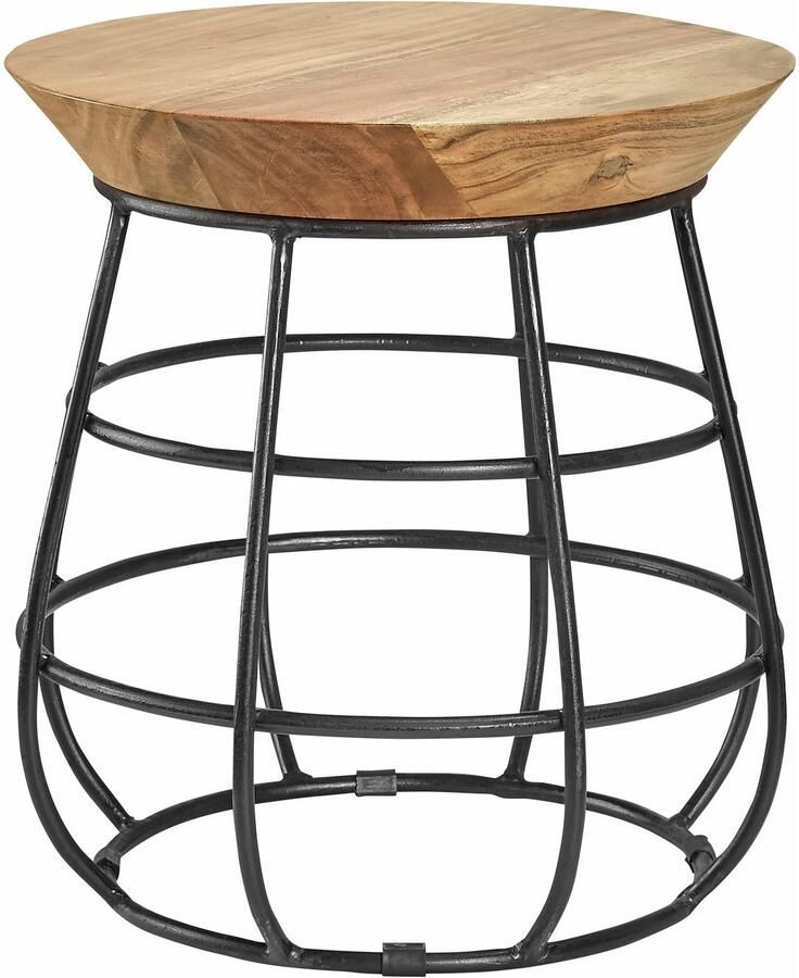 Home affaire Bijzettafel met metalen frame - Foto 2