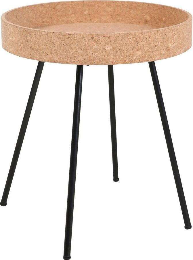 Artistiq Living Bijzettafel Micayla Kurk Set van 2 stuks Hout Rond - Foto 6