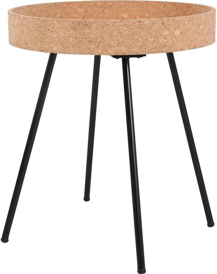 Artistiq Living Bijzettafel Micayla Kurk Set van 2 stuks Hout Rond - Foto 4