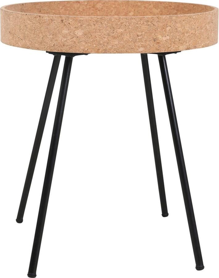 Artistiq Living Bijzettafel Micayla Kurk Set van 2 stuks Hout Rond - Foto 5