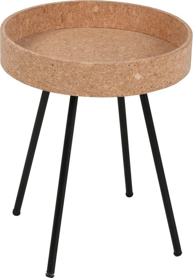 Artistiq Living Bijzettafel Micayla Kurk Set van 2 stuks Hout Rond - Foto 12