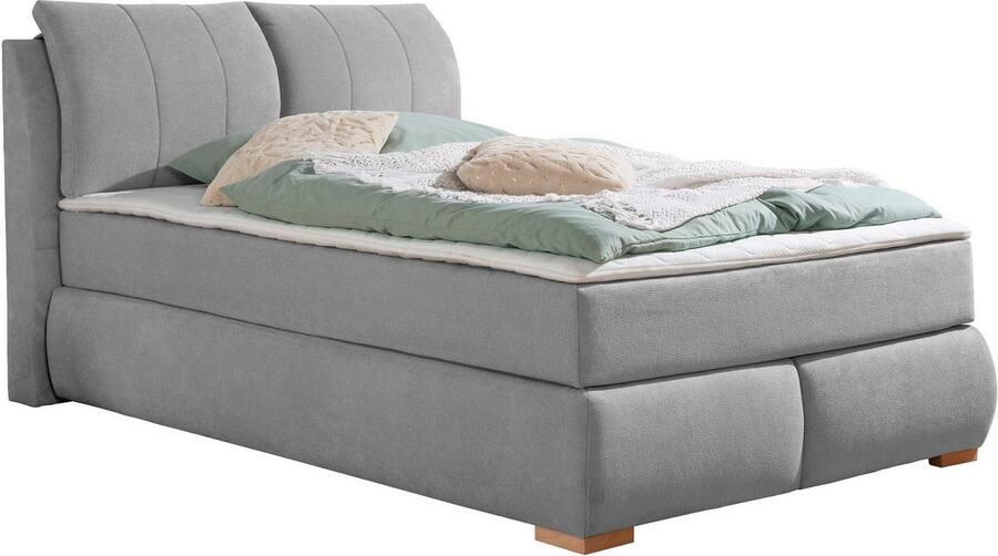 Home affaire Boxspring Breitenthal afneembare rugkussens met klittenband - Foto 8