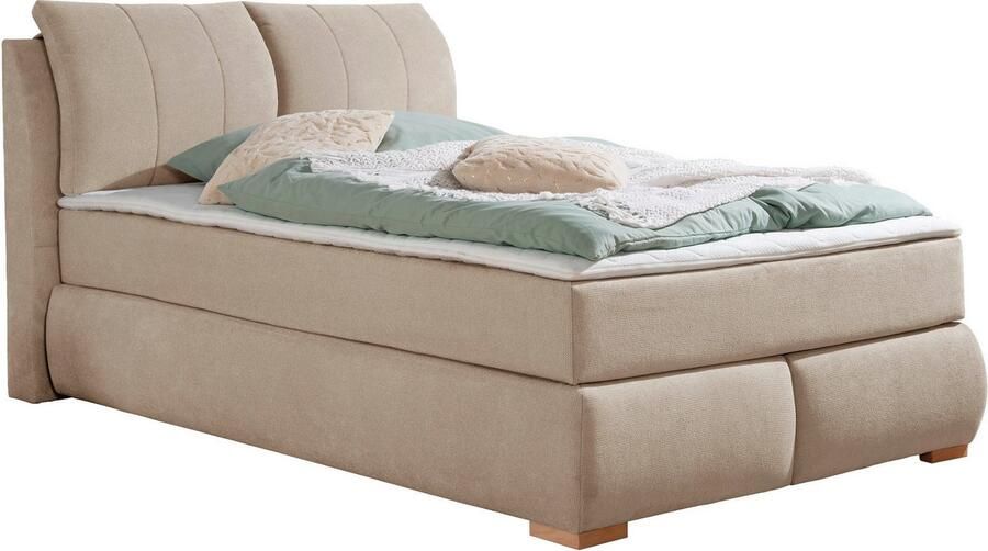 Home affaire Boxspring Breitenthal afneembare rugkussens met klittenband - Foto 8