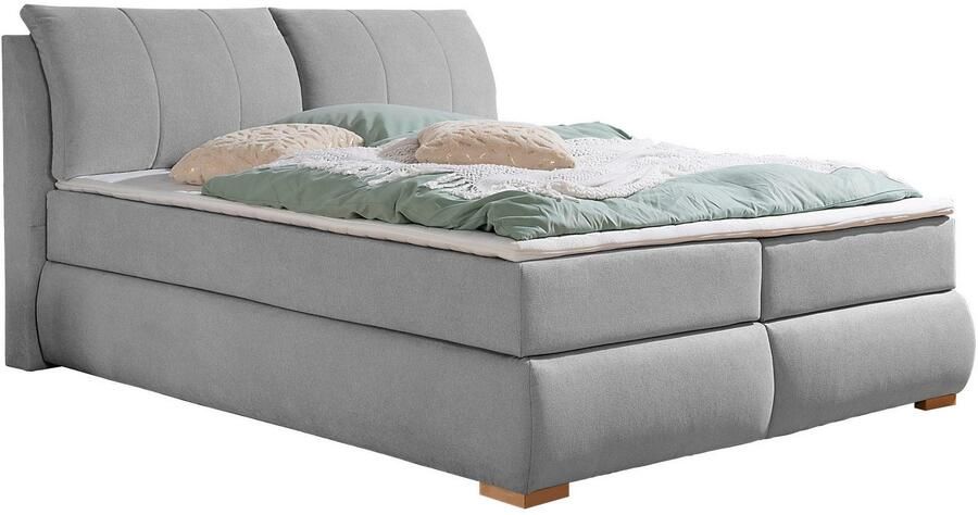 Home affaire Boxspring Breitenthal afneembare rugkussens met klittenband - Foto 8