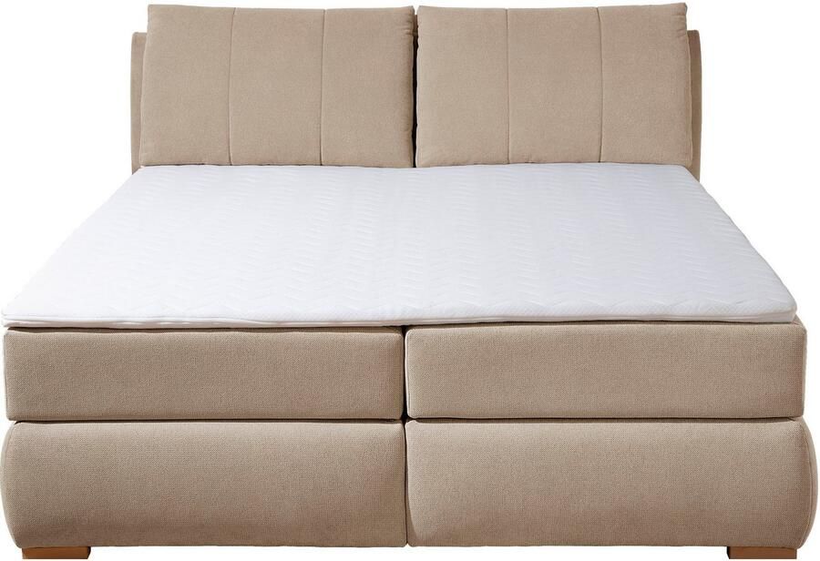 Home affaire Boxspring Breitenthal afneembare rugkussens met klittenband - Foto 4