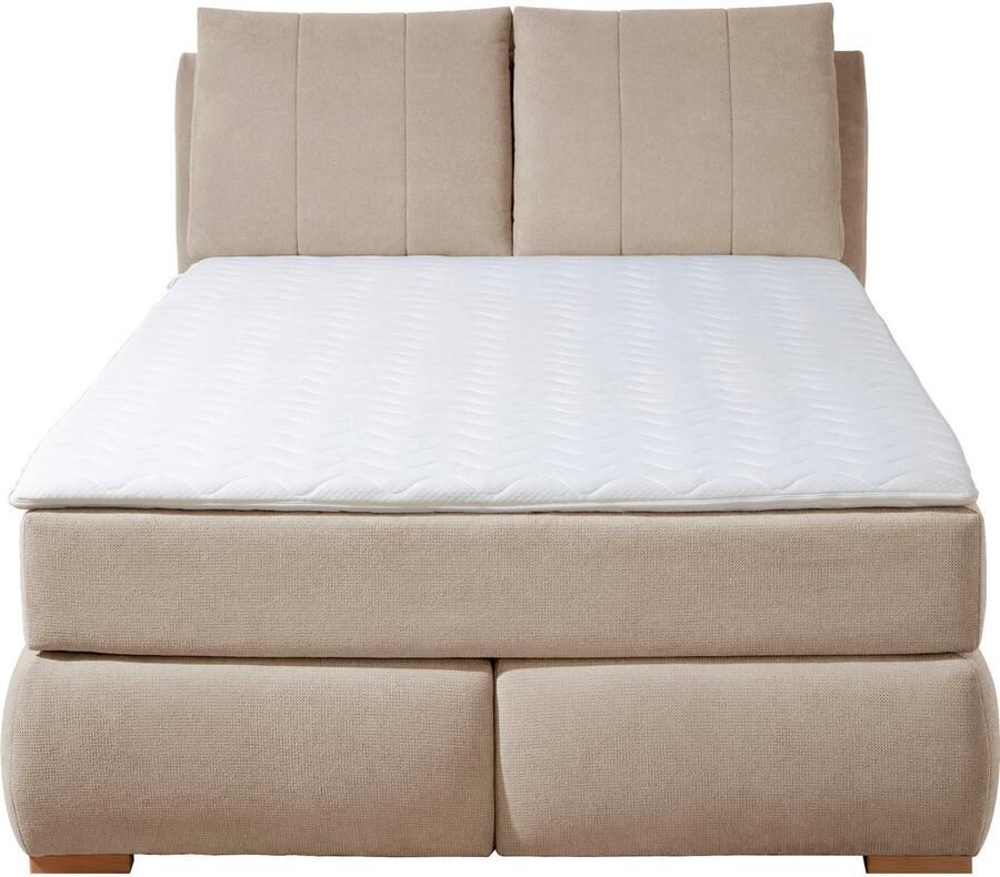 Home affaire Boxspring Breitenthal afneembare rugkussens met klittenband - Foto 2
