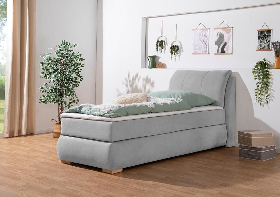 Home affaire Boxspring Breitenthal afneembare rugkussens met klittenband - Foto 8