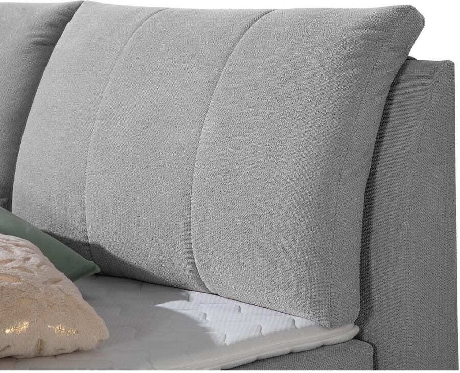 Home affaire Boxspring Breitenthal afneembare rugkussens met klittenband - Foto 3