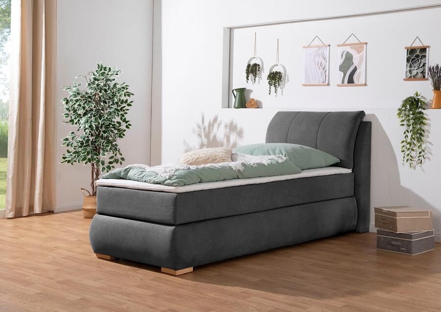 Home affaire Boxspring Breitenthal afneembare rugkussens met klittenband - Foto 5