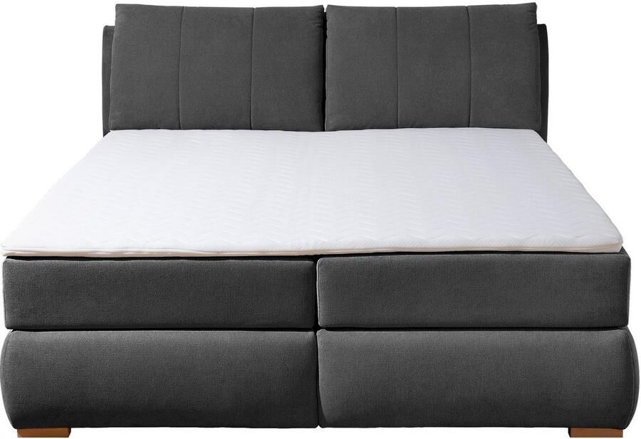 Home affaire Boxspring Breitenthal afneembare rugkussens met klittenband - Foto 5