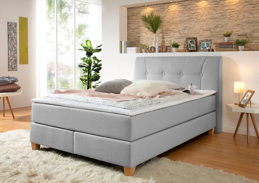 Home affaire Boxspring Calloway incl. topmatras xxl-uitvoering in 4 kleuren 5 breedten 3 matrassoorten - Foto 3